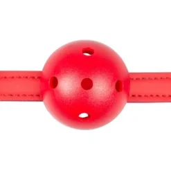 EasyToys Fetish Bâillon-boule Ajourée Noir/rouge -Vestiaire Fetish Soldes 2023 baillon boule ajouree noirrouge 2