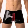 RoB Latex Et Néoprène Boxer Zoom Fullzip Noir Et Rouge Latex -Vestiaire Fetish Soldes 2023 boxer zoom fullzip noir et rouge latex