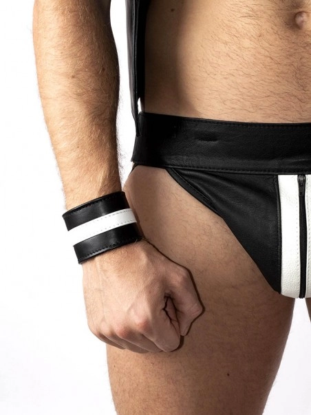 RoB Accessoires Bracelet Bande Blanche Cuir 3 RoB Accessoires Bracelet Bande Blanche Cuir