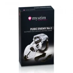Mystim Cage électro Avec Sonde Pubic Enemy N°2 -Vestiaire Fetish Soldes 2023 cage sonde pubic enemy n2 6