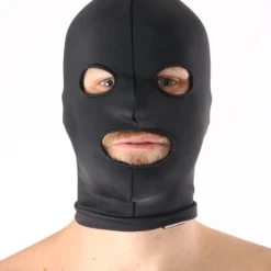 Autres Cagoule Anonyme Spandex, 3 Orifices -Vestiaire Fetish Soldes 2023 cagoule anonyme spandex 3 orifices 3