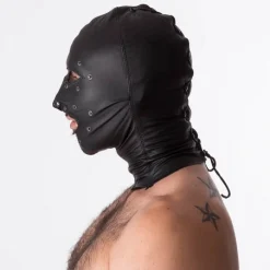 RoB Accessoires Cagoule Blackout Cuir 12 RoB Accessoires Cagoule Blackout Cuir -Vestiaire Fetish Soldes 2023 cagoule blackout cuir 4