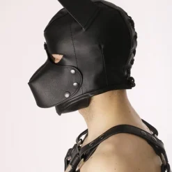 Bruthal Gear Cagoule Chien Cuir -Vestiaire Fetish Soldes 2023 cagoule chien cuir bruthal gear 3