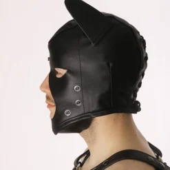 Bruthal Gear Cagoule Chien Cuir -Vestiaire Fetish Soldes 2023 cagoule chien cuir bruthal gear 4