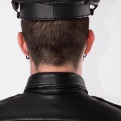 Rob Casquette Chaine Cuir -Vestiaire Fetish Soldes 2023 casquette chaine cuir 3