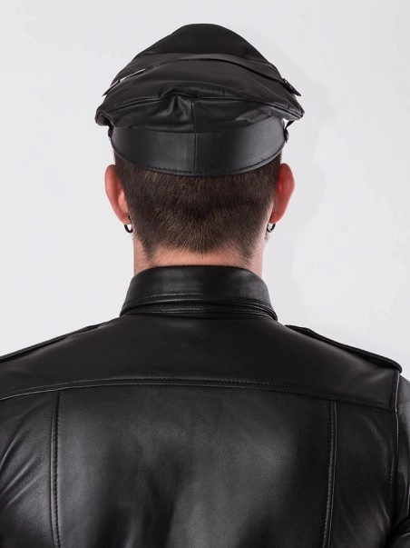 Rob Casquette Militaire Cuir 7 Rob Casquette Militaire Cuir – Image 5