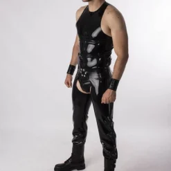 RoB Latex Et Néoprène Chaps Zip Extérieur Latex