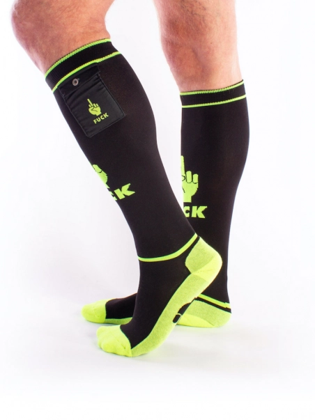 Brutus Chaussettes Hautes Party Socks Fuck (plusieurs Coloris) 5 Brutus Chaussettes Hautes Party Socks Fuck (plusieurs Coloris) – Image 3