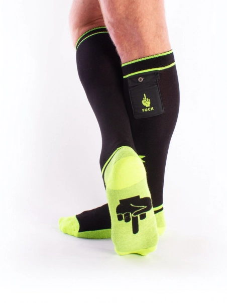 Brutus Chaussettes Hautes Party Socks Fuck (plusieurs Coloris) 6 Brutus Chaussettes Hautes Party Socks Fuck (plusieurs Coloris) – Image 4