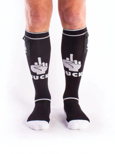 Brutus Chaussettes Hautes Party Socks Fuck (plusieurs Coloris) 3 Brutus Chaussettes Hautes Party Socks Fuck (plusieurs Coloris)