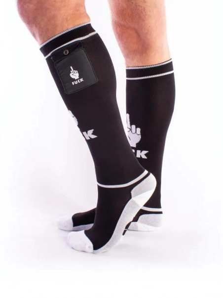 Brutus Chaussettes Hautes Party Socks Fuck (plusieurs Coloris) 5 Brutus Chaussettes Hautes Party Socks Fuck (plusieurs Coloris) – Image 3