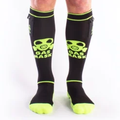 Brutus Chaussettes Hautes Party Socks Gas Mask (plusieurs Coloris)
