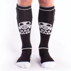 Brutus Chaussettes Hautes Party Socks Gas Mask (plusieurs Coloris)