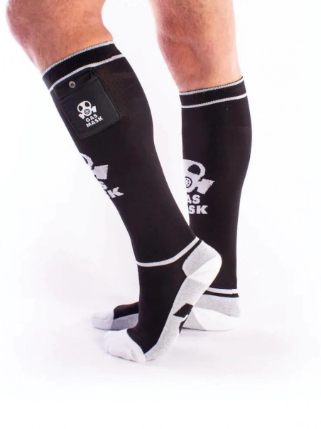 Brutus Chaussettes Hautes Party Socks Gas Mask (plusieurs Coloris) 5 Brutus Chaussettes Hautes Party Socks Gas Mask (plusieurs Coloris) – Image 3