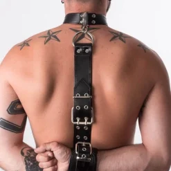 RoB Accessoires Collier Et Menottes De Contraintes Cuir -Vestiaire Fetish Soldes 2023 collier et menottes de contraintes cuir 2