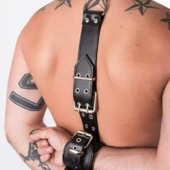 RoB Accessoires Collier Et Menottes De Contraintes Cuir -Vestiaire Fetish Soldes 2023 collier et menottes de contraintes cuir 4