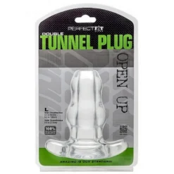 Double Plug Tunnel Creux (translucide) - Perfect Fit -Vestiaire Fetish Soldes 2023 double plug tunnel translucide perfect fit 2