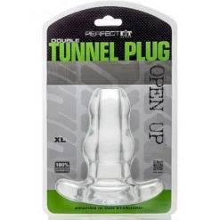 Double Plug Tunnel Creux (translucide) - Perfect Fit -Vestiaire Fetish Soldes 2023 double plug tunnel translucide perfect fit 5