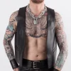 Rob Gilet En Cuir -Vestiaire Fetish Soldes 2023 gilet en cuir