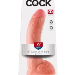 Pipedream Gode King Cock Réaliste 9' - 23 X 5,1 Cm -Vestiaire Fetish Soldes 2023 gode realiste 23 x 51 cm 4