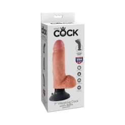 Pipedream Gode Ventouse Vibrant King Cock 8' - 17,8 X 4,8 Cm
