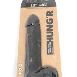 Gode Hung'r David 33 X 7.6 Cm -Vestiaire Fetish Soldes 2023 gode xxl gay david 5