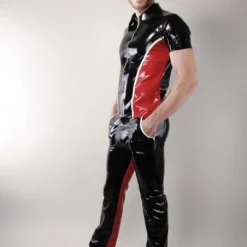 Jeans Bicolore Contrast - Latex 101 11 Jeans Bicolore Contrast - Latex 101 -Vestiaire Fetish Soldes 2023 jeans bicolore contrast latex 101 3