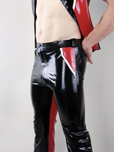 Jeans Bicolore Contrast - Latex 101 3 Jeans Bicolore Contrast - Latex 101