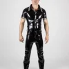 Jeans Noir En Latex épais - Latex 101 -Vestiaire Fetish Soldes 2023 jeans noir en latex epais latex 101