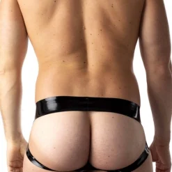 RoB Latex Et Néoprène Jockbrief Zip Rouge/noir Latex -Vestiaire Fetish Soldes 2023 jockbrief zip rouge noir latex 2