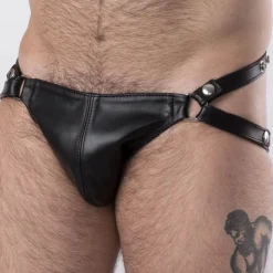 Rob Jockstrap Coque Cuir