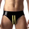 RoB Latex Et Néoprène Jockstrap Zip Jaune/noir Latex -Vestiaire Fetish Soldes 2023 jockstrap zip jaune noir latex