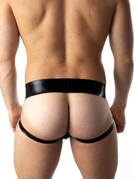 RoB Latex Et Néoprène Jockstrap Zip Rouge/noir Latex 5 RoB Latex Et Néoprène Jockstrap Zip Rouge/noir Latex – Image 3