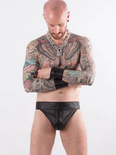 Rob Jockstrap Zippé Cuir 6 Rob Jockstrap Zippé Cuir – Image 4