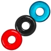 Oxballs Lot 3 Cockrings élastiques Multicouleur Ringer
