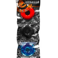 Oxballs Lot 3 Cockrings élastiques Multicouleur Ringer -Vestiaire Fetish Soldes 2023 lot 3 cockrings multicouleur ringer 2