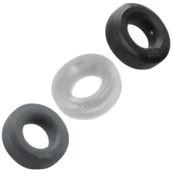 Lot 3 Cockrings élastiques Plats Hünkyjunk