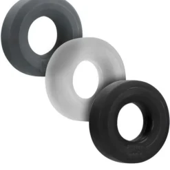 Lot 3 Cockrings élastiques Plats Hünkyjunk -Vestiaire Fetish Soldes 2023 lot 3 cockrings performance 5