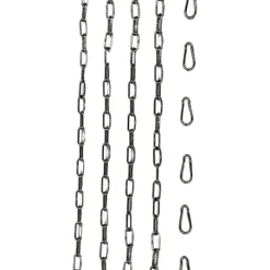 UKRed Lot De Chaînes Avec Mousquetons En Zinc