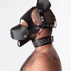 Bruthal Gear Masque Chien Cuir -Vestiaire Fetish Soldes 2023 masque chien cuir 3