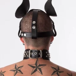 Bruthal Gear Masque Chien Cuir -Vestiaire Fetish Soldes 2023 masque chien cuir 4