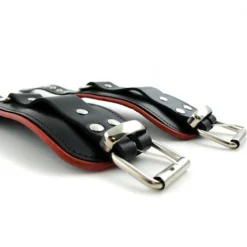 RoB Accessoires Menottes Cuir Chevilles Bords Rouges -Vestiaire Fetish Soldes 2023 menottes chevilles bords rouges cuir 4