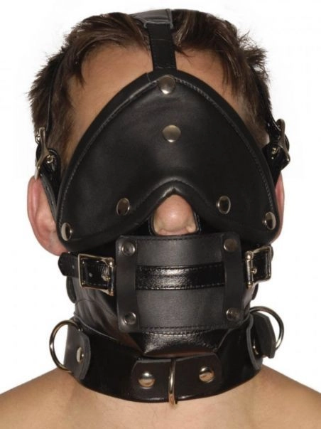 Muselière Premium En Cuir Avec Bâillons - Strict Leather 4 Muselière Premium En Cuir Avec Bâillons - Strict Leather – Image 2