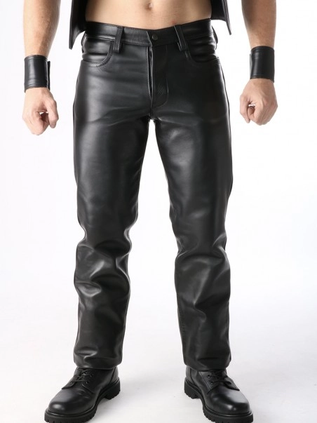 Pantalon Cuir RoB Droit 3 Pantalon Cuir RoB Droit