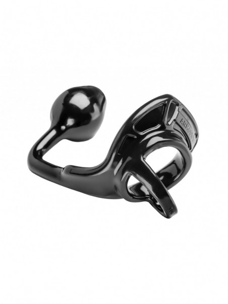 Perfect Fit Cockring Armour Tug Lock Noir 7 Perfect Fit Cockring Armour Tug Lock Noir – Image 5