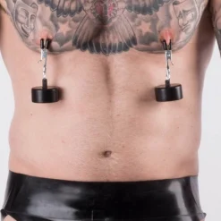 Rimba Pinces à Seins Croco Et Poids 200G 7 Rimba Pinces à Seins Croco Et Poids 200G -Vestiaire Fetish Soldes 2023 pinces a seins croco et poids 200g 2