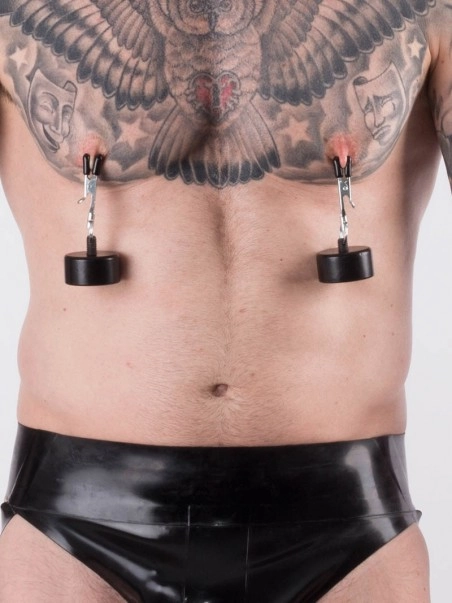 Rimba Pinces à Seins Croco Et Poids 200G 5 Rimba Pinces à Seins Croco Et Poids 200G – Image 3