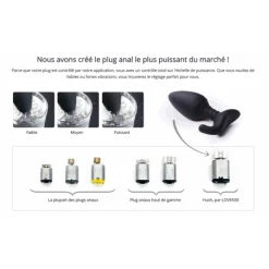 We-Vibe Plug Connecté Vibrant Hush -Vestiaire Fetish Soldes 2023 plug connecte vibrant hush 5