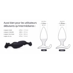 We-Vibe Plug Connecté Vibrant Hush -Vestiaire Fetish Soldes 2023 plug connecte vibrant hush 8