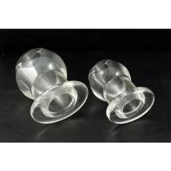 Perfect Fit Plug Creux En Silicone Translucide 3 Tailles -Vestiaire Fetish Soldes 2023 plug creux en silicone translucide 2